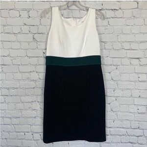 Elegant Color Block Mini Dress